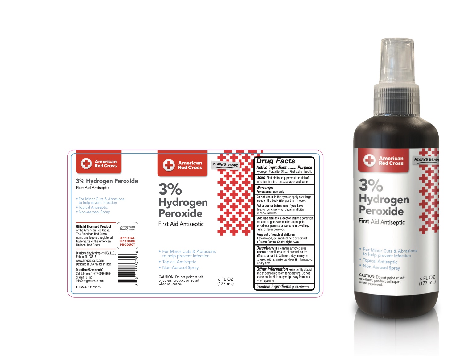 American Red Cross 3 Hydrogen Peroxide